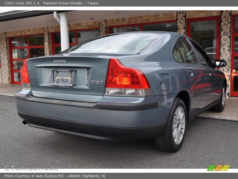 Platinum Green Metallic / Taupe 2003 Volvo S60 2.4