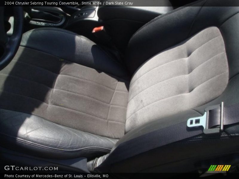 Stone White / Dark Slate Gray 2004 Chrysler Sebring Touring Convertible