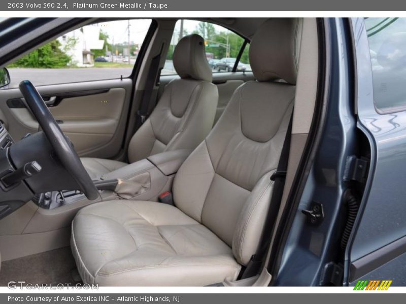 Platinum Green Metallic / Taupe 2003 Volvo S60 2.4