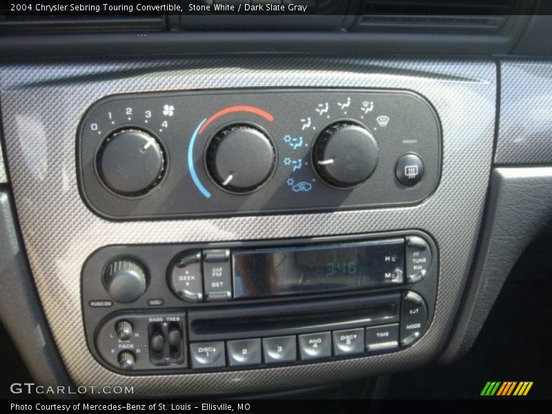 Controls of 2004 Sebring Touring Convertible