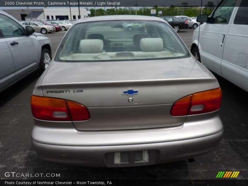 Cashmere Taupe Metallic / Light Neutral 2000 Chevrolet Prizm