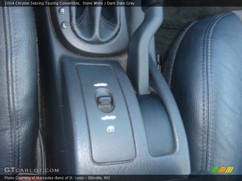 Stone White / Dark Slate Gray 2004 Chrysler Sebring Touring Convertible