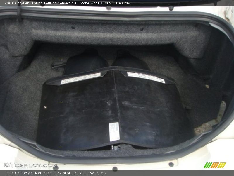 Stone White / Dark Slate Gray 2004 Chrysler Sebring Touring Convertible