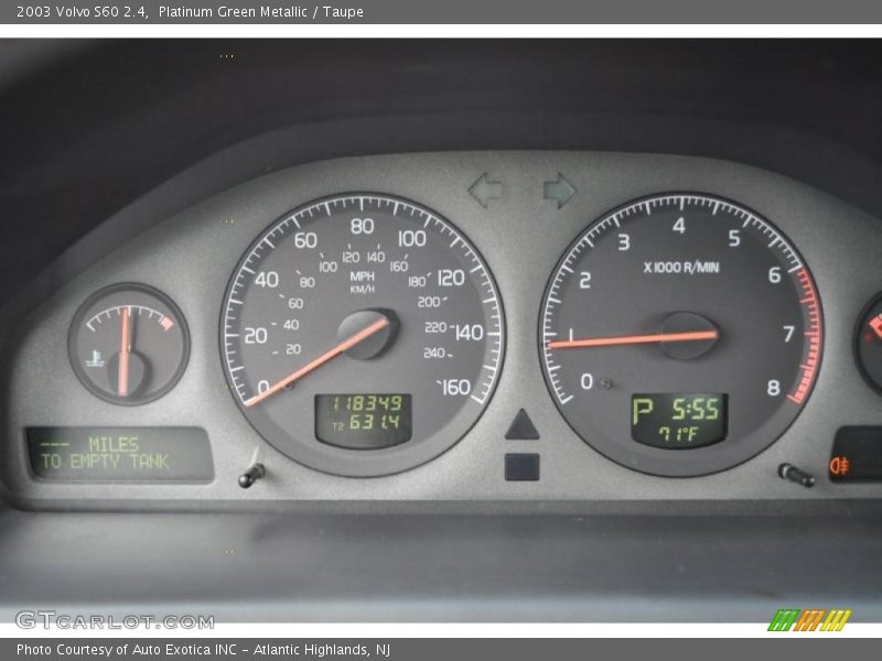 Platinum Green Metallic / Taupe 2003 Volvo S60 2.4