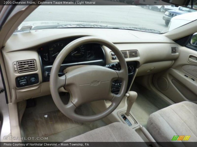Dashboard of 2000 Prizm 