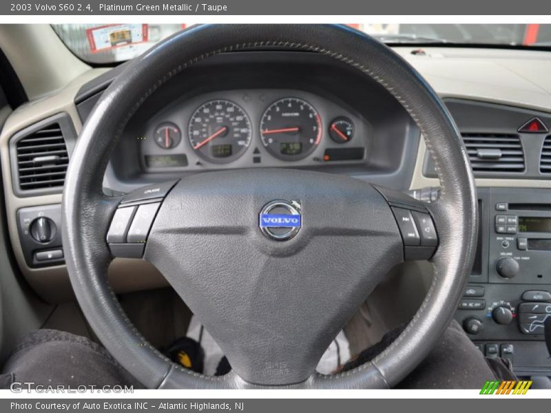 Platinum Green Metallic / Taupe 2003 Volvo S60 2.4