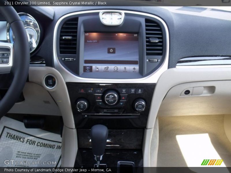 Sapphire Crystal Metallic / Black 2011 Chrysler 300 Limited