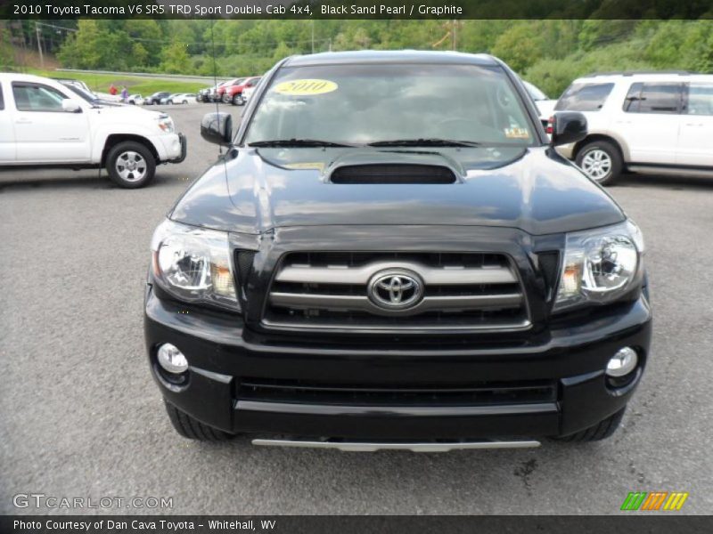 Black Sand Pearl / Graphite 2010 Toyota Tacoma V6 SR5 TRD Sport Double Cab 4x4