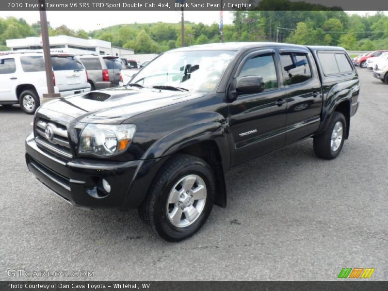 Black Sand Pearl / Graphite 2010 Toyota Tacoma V6 SR5 TRD Sport Double Cab 4x4