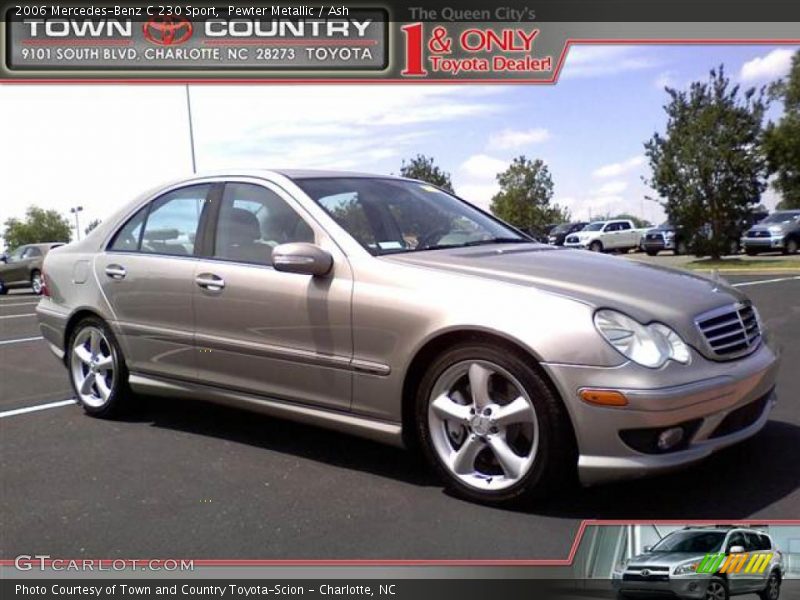 Pewter Metallic / Ash 2006 Mercedes-Benz C 230 Sport