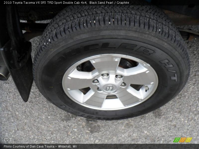 Black Sand Pearl / Graphite 2010 Toyota Tacoma V6 SR5 TRD Sport Double Cab 4x4