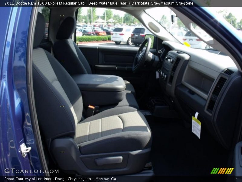 Deep Water Blue Pearl / Dark Slate Gray/Medium Graystone 2011 Dodge Ram 1500 Express Regular Cab