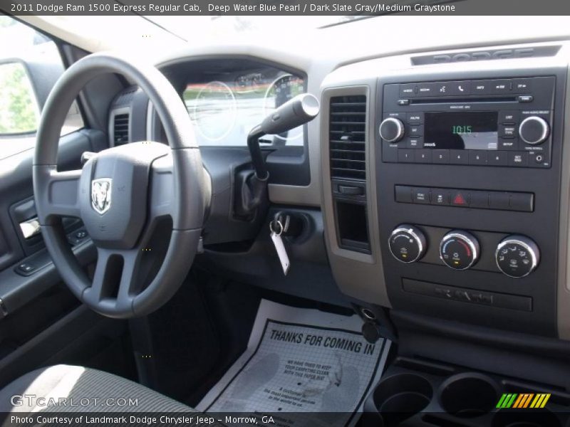 Dashboard of 2011 Ram 1500 Express Regular Cab