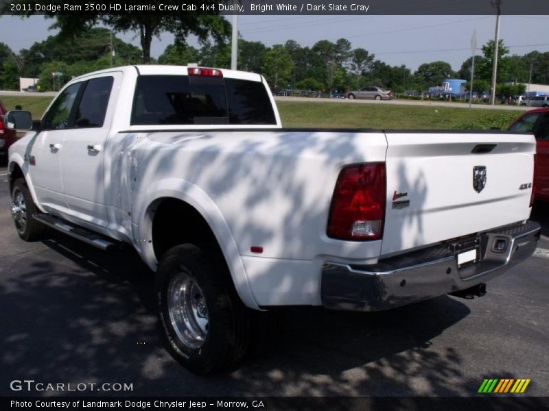 Bright White / Dark Slate Gray 2011 Dodge Ram 3500 HD Laramie Crew Cab 4x4 Dually