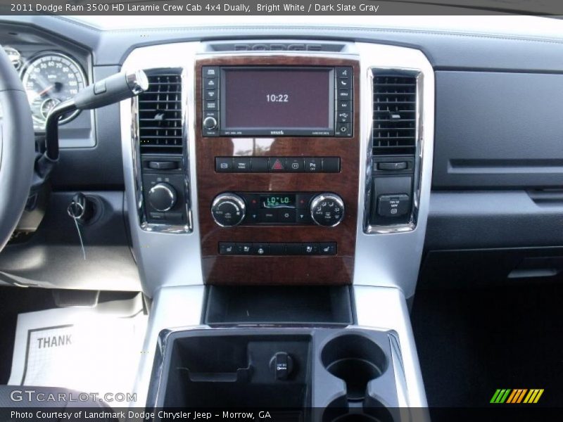 Bright White / Dark Slate Gray 2011 Dodge Ram 3500 HD Laramie Crew Cab 4x4 Dually