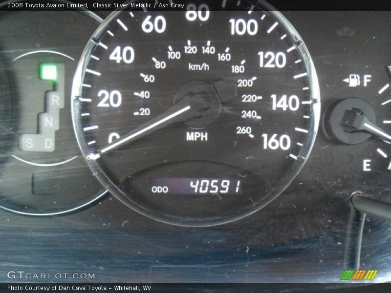 Classic Silver Metallic / Ash Gray 2008 Toyota Avalon Limited