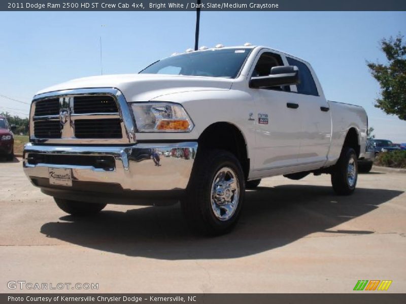 Bright White / Dark Slate/Medium Graystone 2011 Dodge Ram 2500 HD ST Crew Cab 4x4