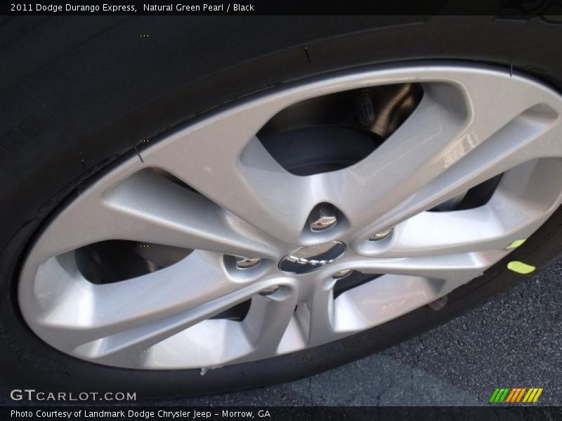 Natural Green Pearl / Black 2011 Dodge Durango Express