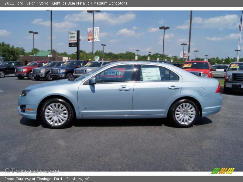  2011 Fusion Hybrid Light Ice Blue Metallic