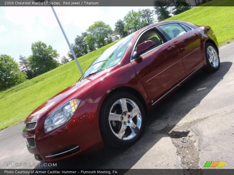 Red Jewel / Titanium 2009 Chevrolet Malibu LT Sedan
