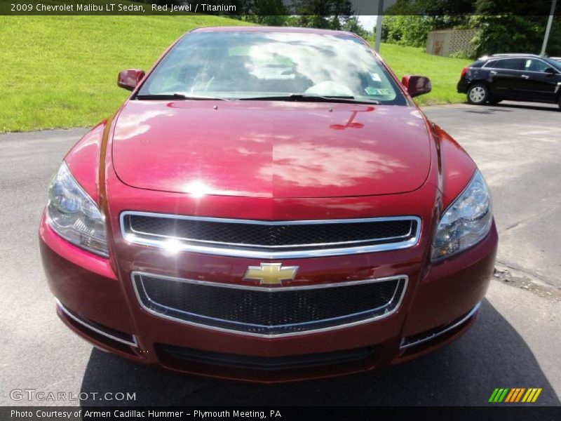 Red Jewel / Titanium 2009 Chevrolet Malibu LT Sedan