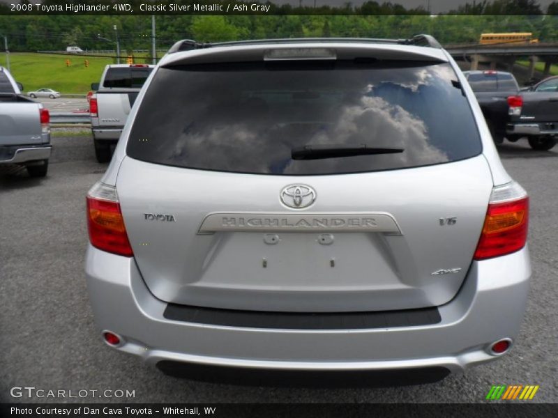 Classic Silver Metallic / Ash Gray 2008 Toyota Highlander 4WD
