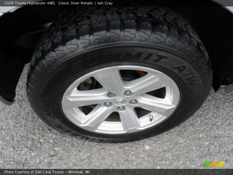 Classic Silver Metallic / Ash Gray 2008 Toyota Highlander 4WD