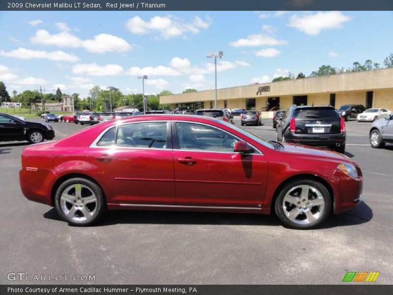 Red Jewel / Titanium 2009 Chevrolet Malibu LT Sedan