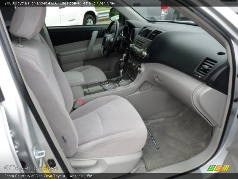 Classic Silver Metallic / Ash Gray 2008 Toyota Highlander 4WD