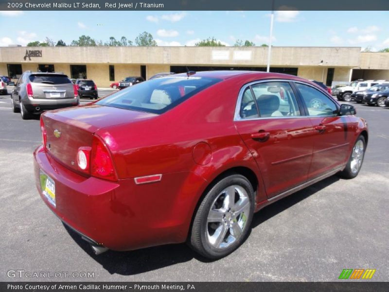 Red Jewel / Titanium 2009 Chevrolet Malibu LT Sedan
