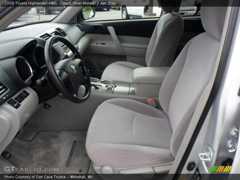 Classic Silver Metallic / Ash Gray 2008 Toyota Highlander 4WD