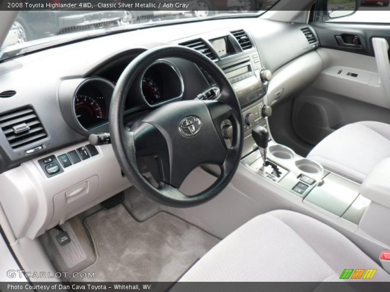 Classic Silver Metallic / Ash Gray 2008 Toyota Highlander 4WD