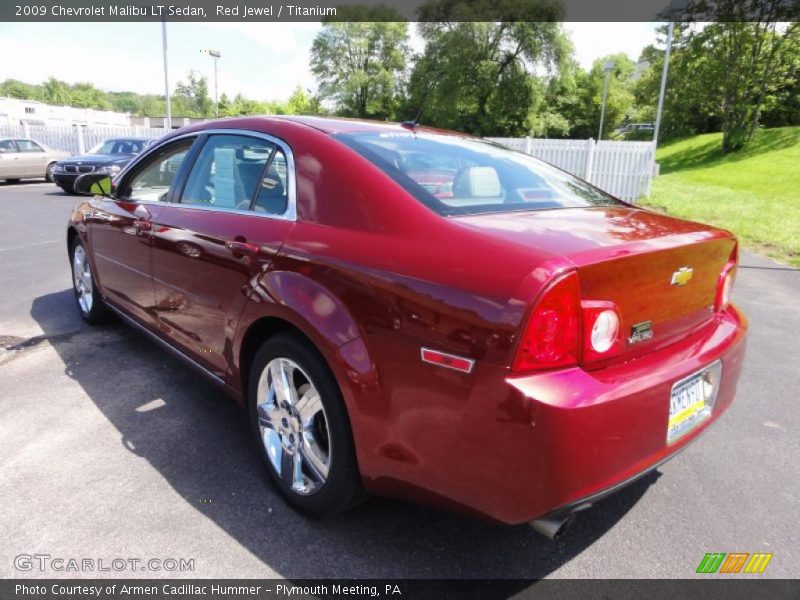 Red Jewel / Titanium 2009 Chevrolet Malibu LT Sedan
