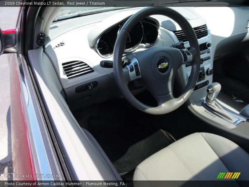 Red Jewel / Titanium 2009 Chevrolet Malibu LT Sedan