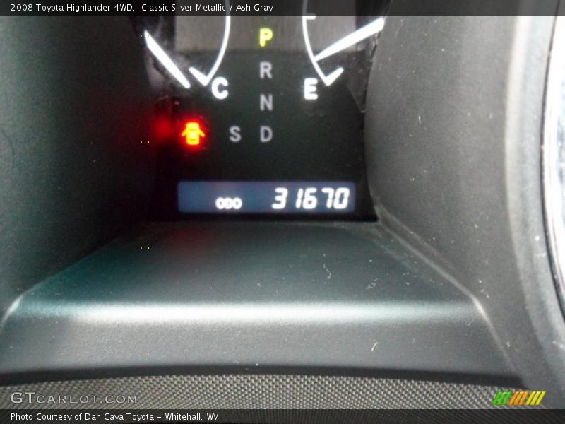 Classic Silver Metallic / Ash Gray 2008 Toyota Highlander 4WD