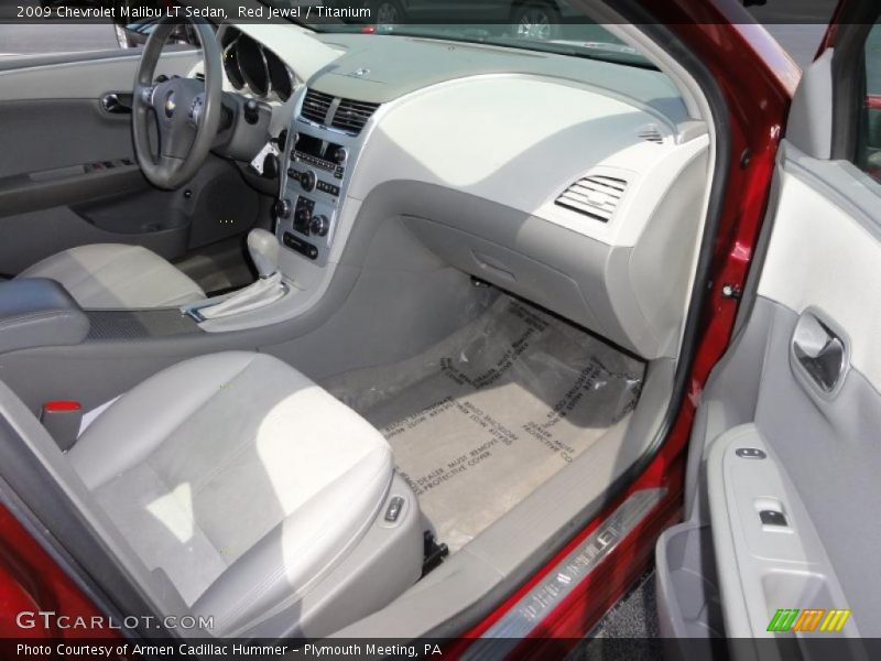 Red Jewel / Titanium 2009 Chevrolet Malibu LT Sedan