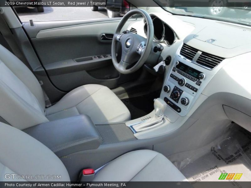 Red Jewel / Titanium 2009 Chevrolet Malibu LT Sedan