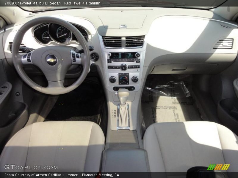 Red Jewel / Titanium 2009 Chevrolet Malibu LT Sedan