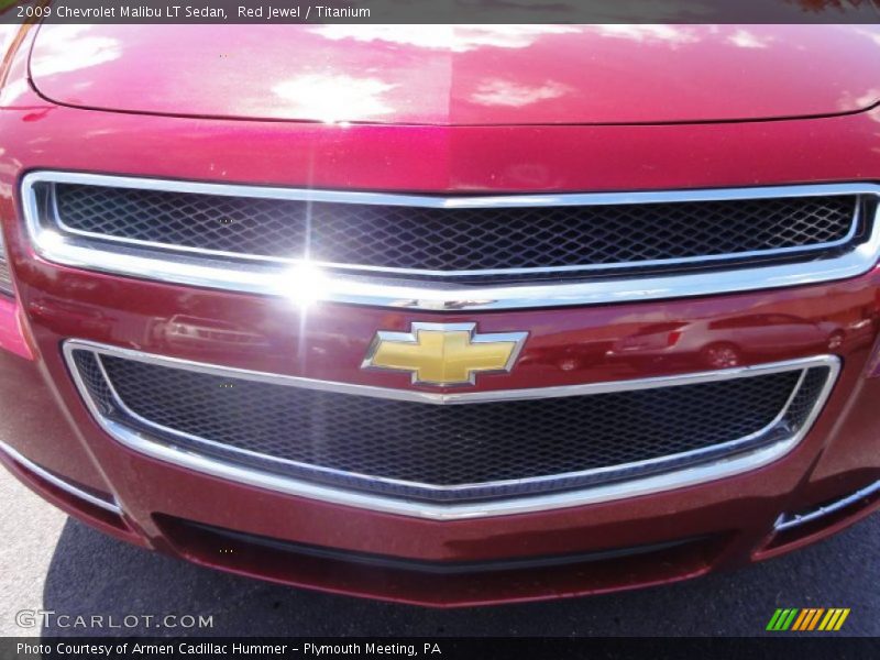 Red Jewel / Titanium 2009 Chevrolet Malibu LT Sedan