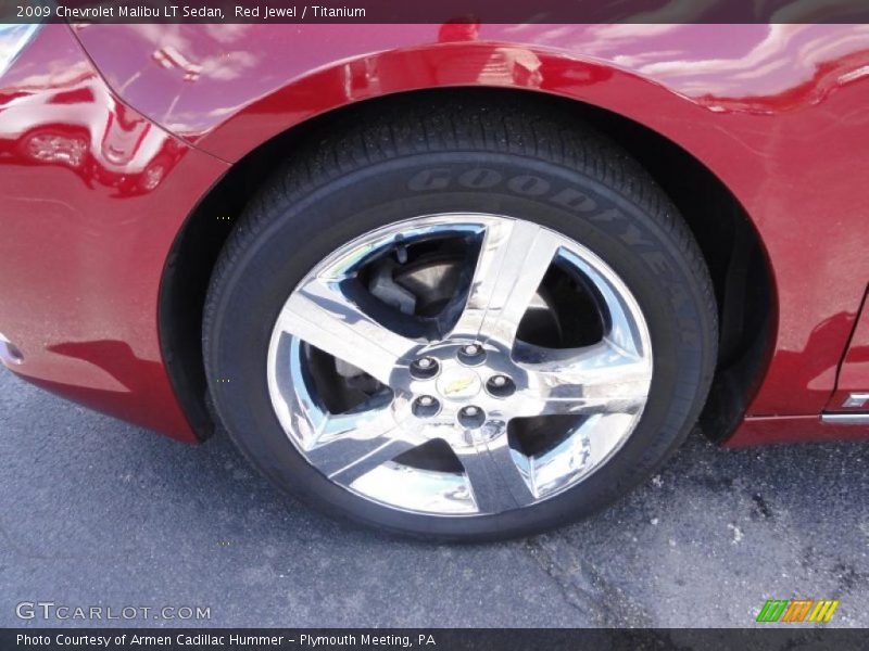 Red Jewel / Titanium 2009 Chevrolet Malibu LT Sedan