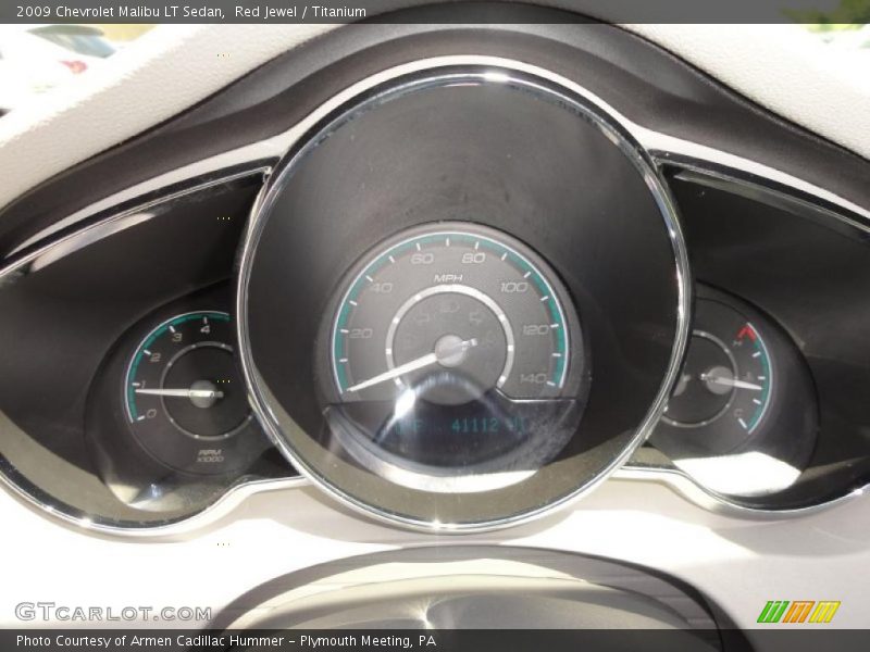 Red Jewel / Titanium 2009 Chevrolet Malibu LT Sedan