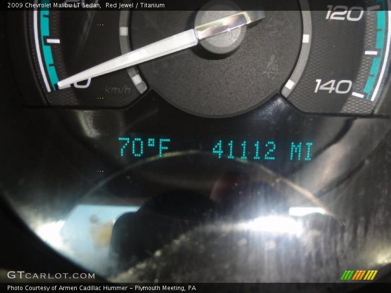 Red Jewel / Titanium 2009 Chevrolet Malibu LT Sedan