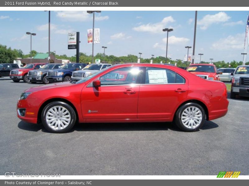  2011 Fusion Hybrid Red Candy Metallic