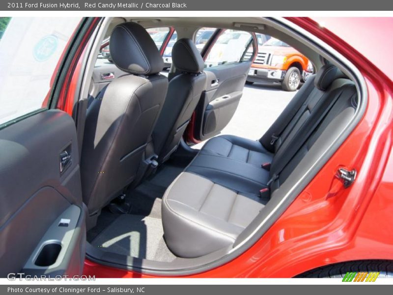  2011 Fusion Hybrid Charcoal Black Interior