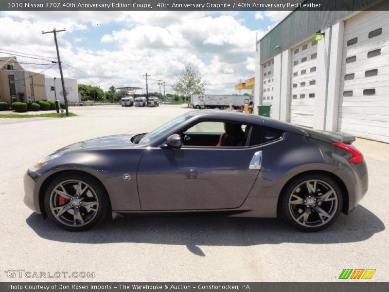 40th Anniversary Graphite / 40th Anniversary Red Leather 2010 Nissan 370Z 40th Anniversary Edition Coupe