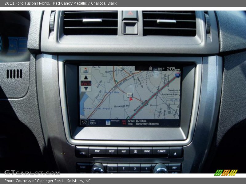 Navigation of 2011 Fusion Hybrid