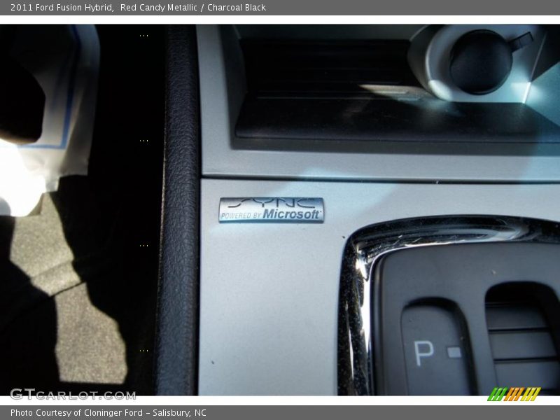 Red Candy Metallic / Charcoal Black 2011 Ford Fusion Hybrid