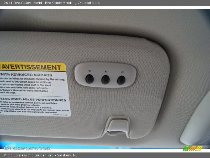 Controls of 2011 Fusion Hybrid