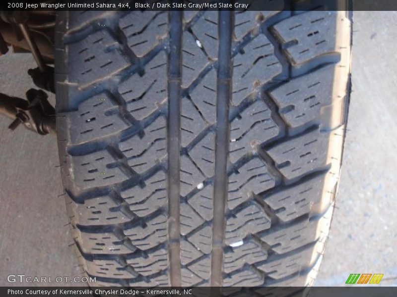 Black / Dark Slate Gray/Med Slate Gray 2008 Jeep Wrangler Unlimited Sahara 4x4