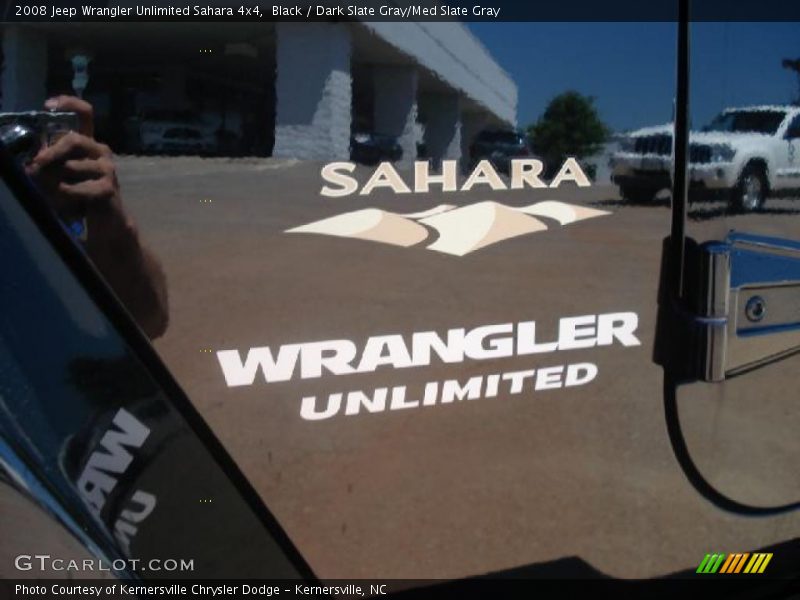 Black / Dark Slate Gray/Med Slate Gray 2008 Jeep Wrangler Unlimited Sahara 4x4